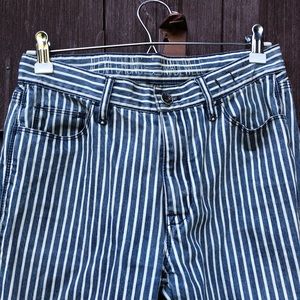 MADEWELL • Alexa Chung striped jeans